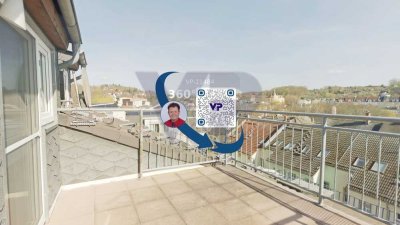 PROVISIONSFREI* - Über den Dächern von Gera ... Maisonette-DG mit Dachterrasse!