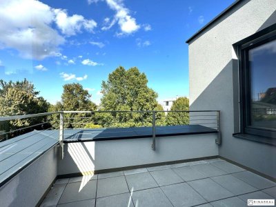 Blumengasse - 2 Zimmer Wohnung mit Terrasse | 2.OG = DG | Neubau - Erstbezug | Klimaanlage | Einbauküche | zzgl. Tiefgaragenstellplatz | Top C16