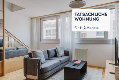 3 Zi-Maisonette Wohnung im 2. Bezirk mit Aufzug, U1 Vorgartenstraße, genügend Einkaufsmöglichkeiten (VIE413)