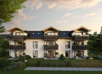 Herrliche 2- und 3-Zimmer-Neubauwohnungen, EE-KfW-40-QNG, 51 - 95 m² in 83109 in Großkarolinenfeld