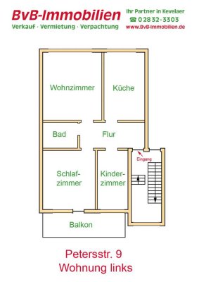 Top saniert - Weeze -  2. Etage 72 m² - gr. Balkon - Niederrhein - Geldern - Goch - Sonsbeck