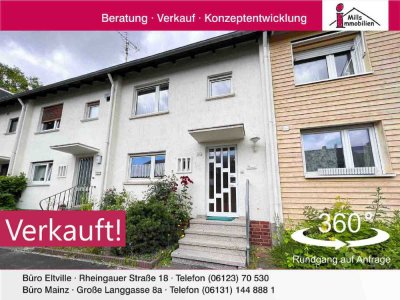 Verkauft - Hartenberg-Münchfeld: Schönes Einfamilienhaus mit Terrasse, Balkon und großem Garte