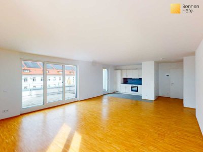 Jetzt anmieten! Schöne 4-Zimmer-Wohnung mit Dachterrasse und Einbauküche