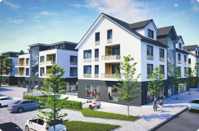 Neubau-Eigentumswohnung mit Balkon in der neuen Ortsmitte von Neunkirchen!