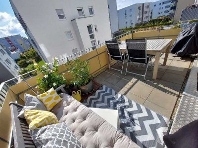 Helle nach Süden ausgerichtete 3 Zimmer-Wohnung mit sonnigem Balkon zzgl. TG Stellplatz