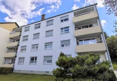 Frei ab sofort! Attraktive 3-Zimmer-Wohnung mit großem Südwestbalkon & ca 74,1 qm im zweiten Stock