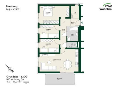 PROVISIONSFREI - Hartberg - geförderte Miete - 4 Zimmer