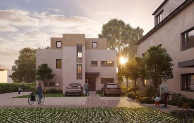 Erstbezug mit Terasse und Einbauküche: Stilvolle 3-Raum-EG-Wohnung mit geh. Innenausstattung