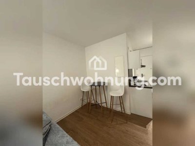 Tauschwohnung: Biete moderne 1 Zimmer Wohnung im Zentrum - Suche 3ZKB