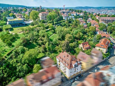 In beliebter Wohnlage am Fuße der Gänsheide  ++4 Zimmer-Maisonettewohnung mit Dachloggia ++