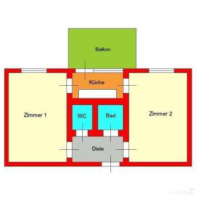 PROVISIONSFREI neuwertige 2 Zimmerwohnung mit Balkon - nähe LKH/Med-UNI - Ragnitzstraße ab 01.12.2024