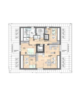 Exklusives Wohntraum - Juwel: 4-Zimmer Dachgeschoss Penthouse Wohnung mit atemberaubenden Ausblick