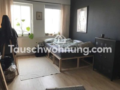 Tauschwohnung: Helle Wg-geeignete  3 Zimmer Wohnung mit Balkon