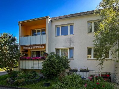 Naturfreunde aufgepasst! 3-Raum-Wohnung mit Balkon am Ortsrand von Kleinjena!