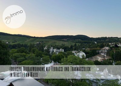 Exklusive Neubauwohnung mit Terrasse und Traumausblick!