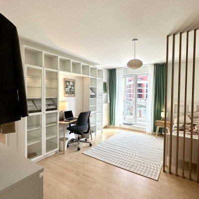 Modernes 1-Zimmer-Apartment mit Balkon in zentraler Lage von Darmstadt - Möbliert & Einzugsbereit!