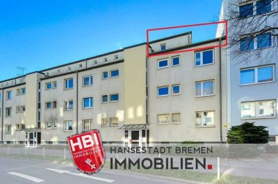 Hulsberg / 1-Zimmer-Dachgeschosswohnung mit Dachterrasse in zentraler Lage