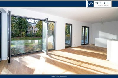 Luxus - Erstbezug! Große Maisonettewohnung mit 320 m² Garten in ruhiger Toplage nah am Schlachtensee