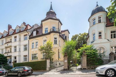 Altbau-Flair: Reizende 3-Zimmer-Wohnung mit Südgarten und Hobbyräumen in Toplage