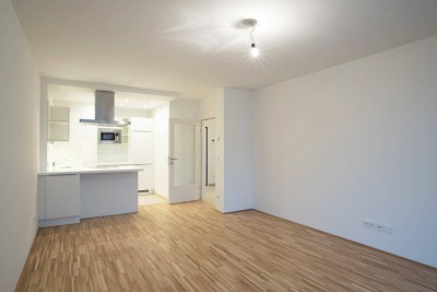 U6 Floridsdorf! Hofseitige 2-Zimmerwohnung mit großer Terrasse! Kühlung! AB JUNI