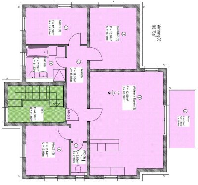 Ansprechende 4-Zimmer-Wohnung mit gehobener Innenausstattung mit Einbauküche in Weißbach