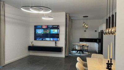 Penthouse Wohnung in Baesweiler möbeliert 120 m2 Nachmieter gesucht 1A Lage