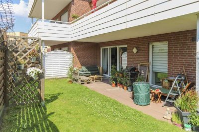 Gepflegt und bezugsfrei: 3-Zi.-Erdgeschosswohnung mit Terrasse für flexible Nutzung in Löhne