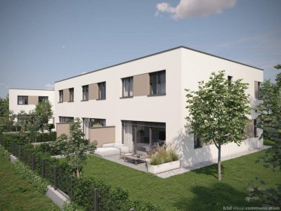 Top 7 Gefördertes Eckreihenhaus in Enns: 5 Zimmer, Terrasse, Eigengarten, PV- Anlage, belagsfertig!