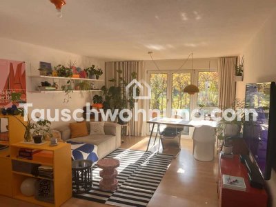 Tauschwohnung: Geräumige, ruhige 2-Zimmer Wohnung mit Terrasse und Garten