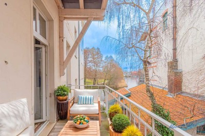 Bezugsfreie Wohnung mit Wasserblick vom Balkon direkt an der Havel Nähe Altstadt Spandau