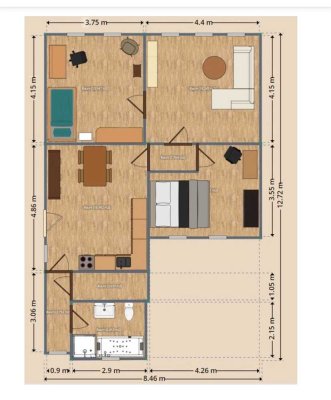 Freundliche und gepflegte 3-Zimmer-Erdgeschosswohnung in Fulda