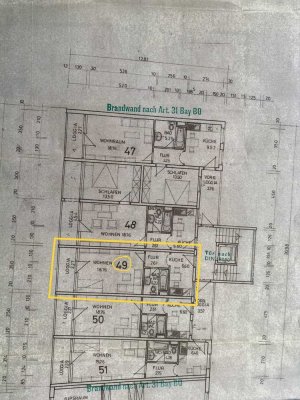 in Zentraler Lage sehr schöne 1,5 Zimmerwohnung mit Loggia zu vermieten