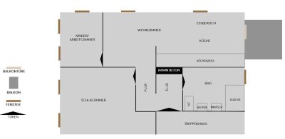 3 Zimmer-Wohnung mit Balkon | Zentrum | Erstbezug nach Sanierung