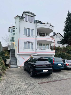 1 Zimmer Wohnung mit Balkon, Terrasse und Stellplatz