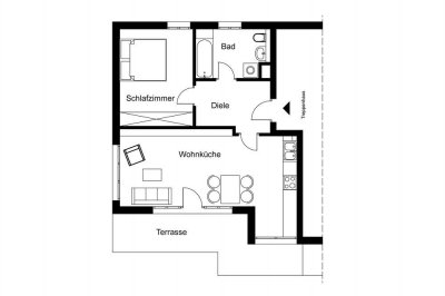 Dachgeschoss-Wohnung