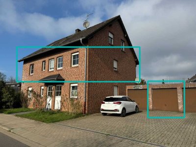 Innenstadtnahe, vermietete Wohnung im 1.OG mit Garage und PKW-Stellplatz