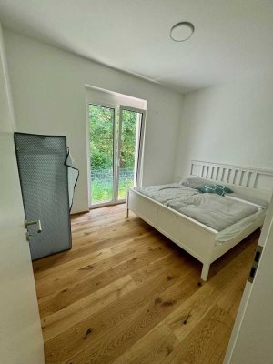 Möblierte 1-Raum-Wohnung mit Terrasse & stilvolle Innenausstattung - ideale Pendlerwohnung