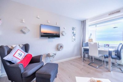 1-Zimmer Ferienwohnung mit Meerblick sowie Schwimmbad und Sauna