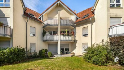 Erdgeschoss-Wohnung mit Flair: Entspannte Ein-Zimmer-Wohnung mit Terrasse und Stellplatz