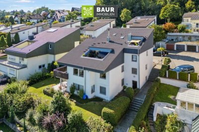 Charmante 1,5-Zimmer-Wohnung mit spektakulärem Ausblick in herrlicher Hanglage von Berg.