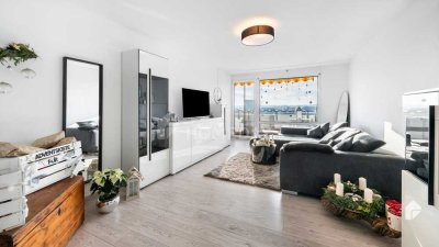 Komfortabel und gut angebunden: Sonnige 3-Zimmer-Wohnung mit 85 m², Aufzug und Loggien