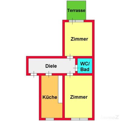 provisionsfreie 2-Zimmer-Wohnung mit Terrasse in TU-Nähe - Münzgrabenstraße