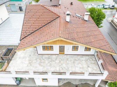 Erstbezug in sonniger 3-Zimmer-Wohnung mit riesiger Terrasse und Stellplatz in Radfeld