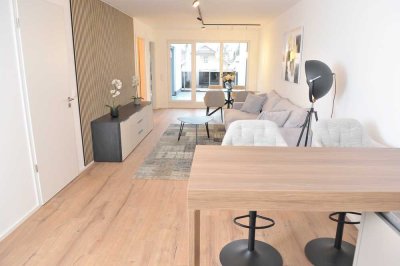 NEUBAU ! Wunderschöne, barrierefreie 3 Zi-Wohnung, große West-Terrasse, zentrale Lage