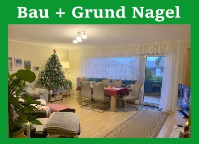 2,5 Zimmer-Erdgeschosswohnung mit Balkon und Garage in ruhiger Wohnsiedlung