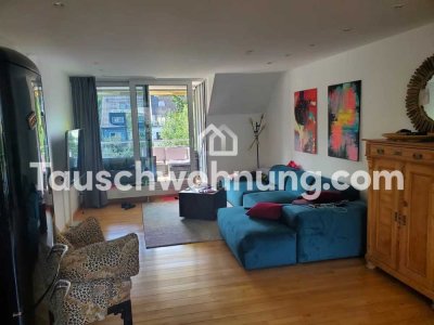 Tauschwohnung: Wunderschöne 2 Zi. Maisonettewohnung mit 2 Sonnenterrassen