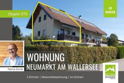 Entzückende 3 Zimmer Maisonettewohnung im Grünen