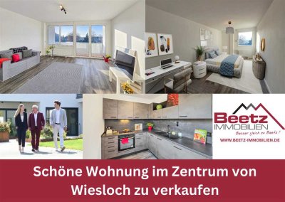 Komplett renovierte 3 Zimmer Wohnung mit Balkon und Garage in Wiesloch zu verkaufen