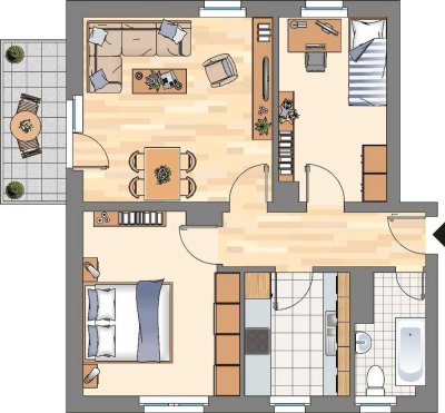 Demnächst frei! 3-Zimmer-Wohnung in Dortmund Bövinghausen