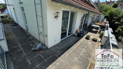 ToFa: nette, FREIE DG Maisonette Wohnung mit Dachterrasse und Blick über Mainz